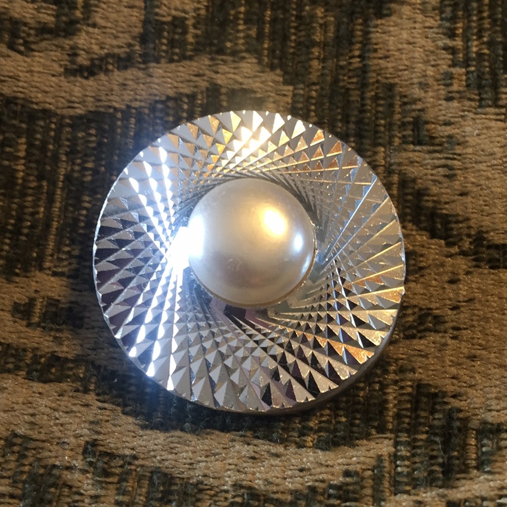 Vintage West Germany  pearl brooch
